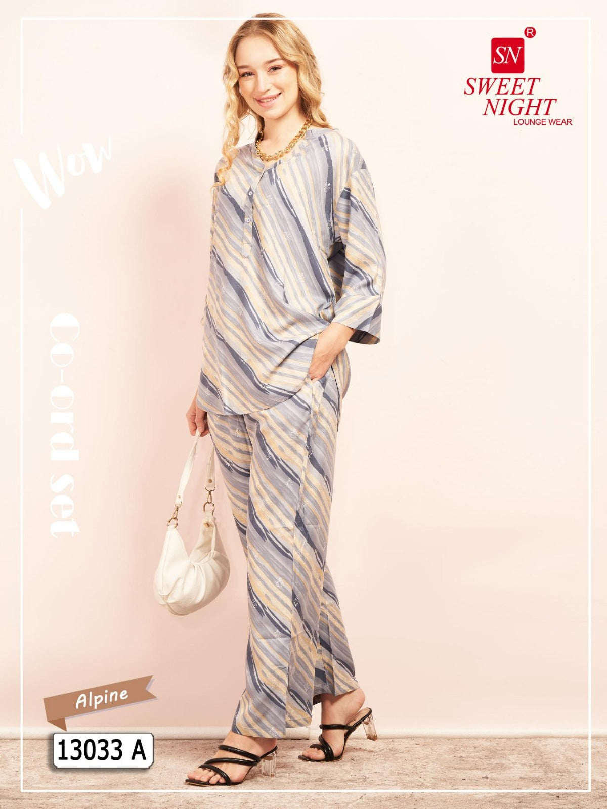 Sweet Night Dusk Reverie Soft Cord Lounge Set – 13033A