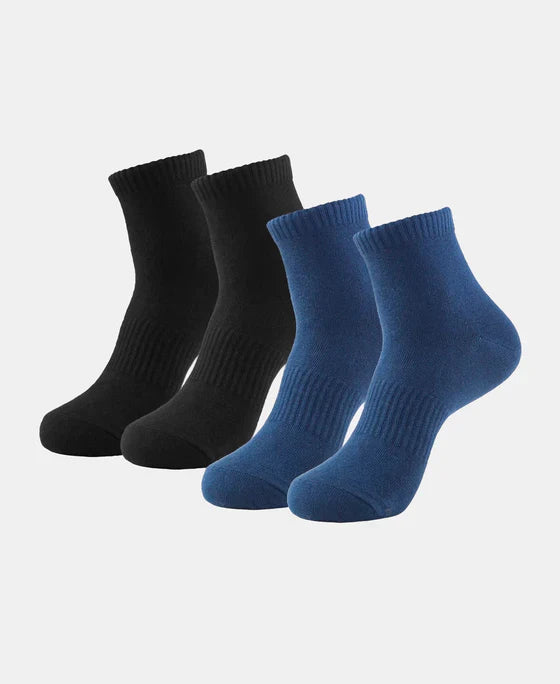 Jockey 7106 Compact Cotton Elastane Stretch Ankle Length Socks with StayFresh Treatment
