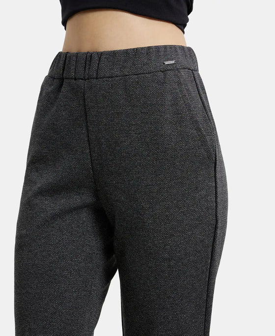 Jockey IW06 Women's Rayon Polyester Elastane Stretch Slim Fit All Day Pants