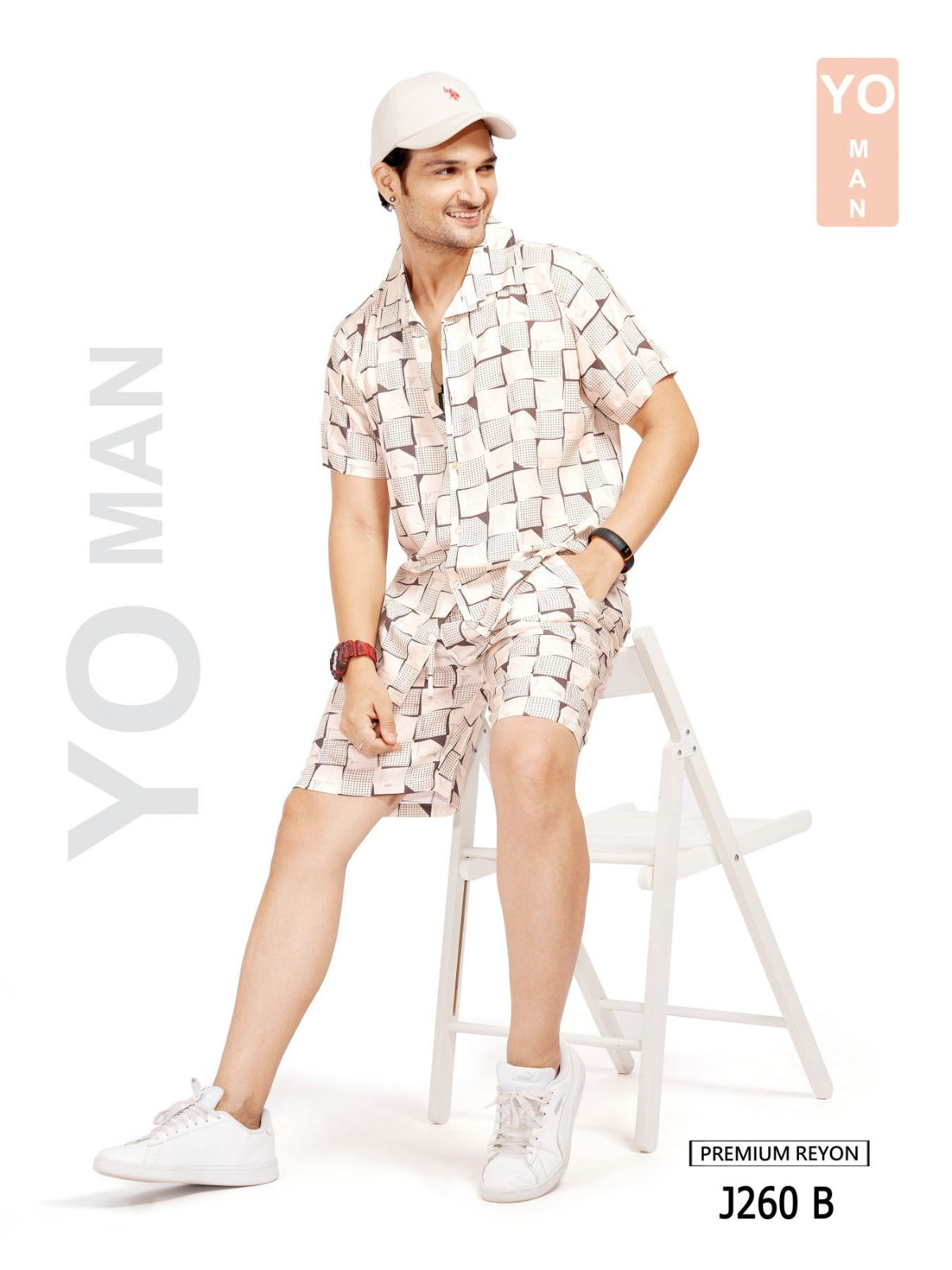 Sweet Night Everyday Essentials – Men’s Relaxed Cord Set for Day-to-Night Style- J260B