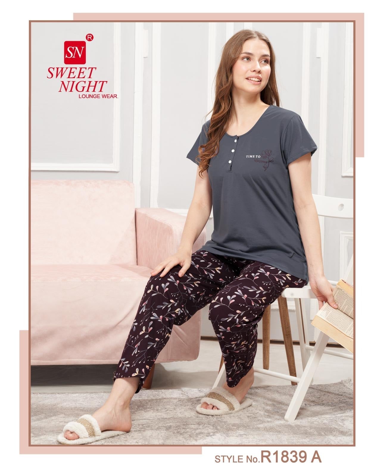 Sweet Night Soft Serenity Lounge Set – R1839A