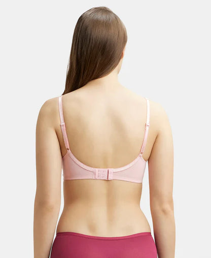 Jockey 1250 Wirefree Non Padded Super Combed Cotton Elastane Full Coverage Plus Size Everyday Bra