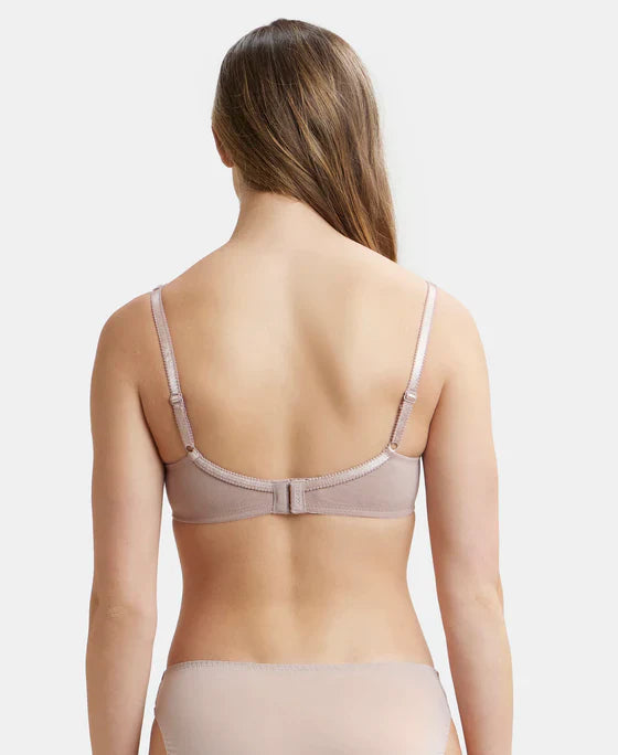 Jockey 1250 Wirefree Non Padded Super Combed Cotton Elastane Full Coverage Plus Size Everyday Bra