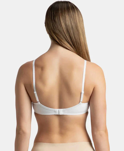 Jockey 1250 Wirefree Non Padded Super Combed Cotton Elastane Full Coverage Plus Size Everyday Bra