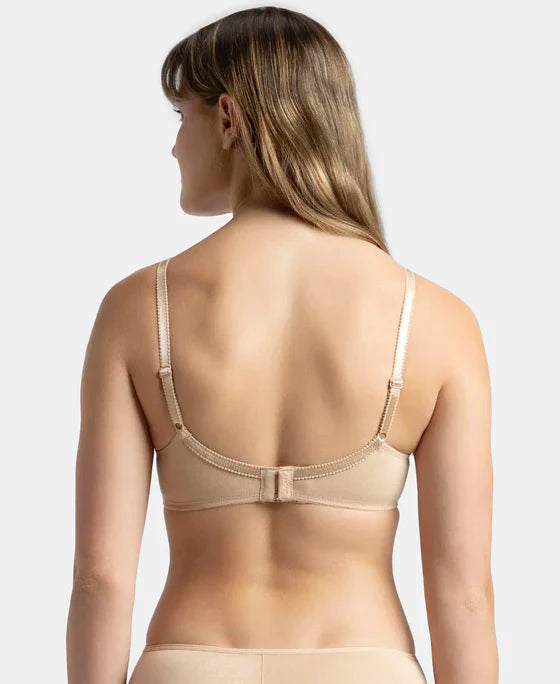 Jockey 1250 Wirefree Non Padded Super Combed Cotton Elastane Full Coverage Plus Size Everyday Bra