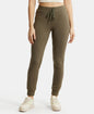 Jockey 1323 Women's Super Combed Cotton Elastane French Terry Slim Fit Joggers with Zipper Pockets