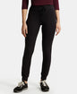 Jockey 1323 Women's Super Combed Cotton Elastane French Terry Slim Fit Joggers with Zipper Pockets