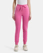 Jockey 1323 Women's Super Combed Cotton Elastane French Terry Slim Fit Joggers with Zipper Pockets