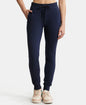 Jockey 1323 Women's Super Combed Cotton Elastane French Terry Slim Fit Joggers with Zipper Pockets