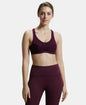 Jockey 1378 Women's Wirefree Padded Super Combed Cotton Elastane Stretch Full Coverage Racer Back Active Bra