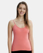Jockey 1487 Women's Super Combed Cotton Rib Camisole with Adjustable Straps and StayFresh Treatment