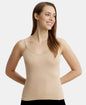 Jockey 1487 Women's Super Combed Cotton Rib Camisole with Adjustable Straps and StayFresh Treatment