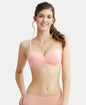 Jockey 1-1723 Women's Essence Soft Cup Padded Bra – Wire-Free, Full Coverage, Super Combed Cotton Stretch, Everyday Comfort