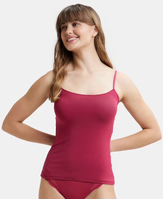 Jockey 1805 Women's Micro Modal Elastane Stretch Camisole with Adjustable Straps and Stay Fresh Treatment