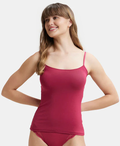 Jockey 1805 Women's Micro Modal Elastane Stretch Camisole with Adjustable Straps and Stay Fresh Treatment