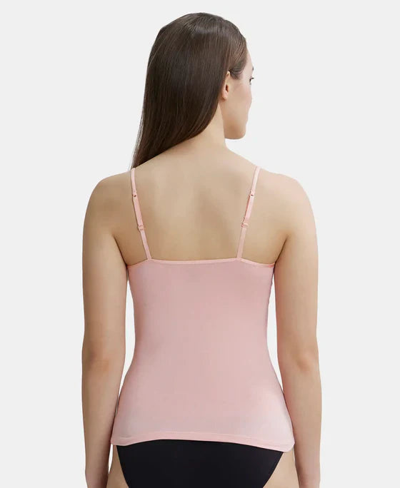 Jockey 1805 Women's Micro Modal Elastane Stretch Camisole with Adjustable Straps and Stay Fresh Treatment
