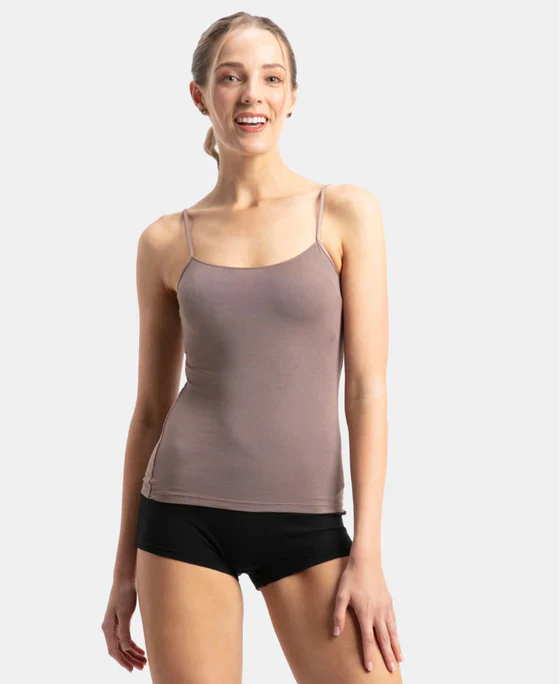 Jockey 1805 Women's Micro Modal Elastane Stretch Camisole with Adjustable Straps and Stay Fresh Treatment