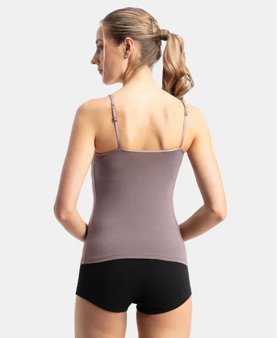 Jockey 1805 Women's Micro Modal Elastane Stretch Camisole with Adjustable Straps and Stay Fresh Treatment