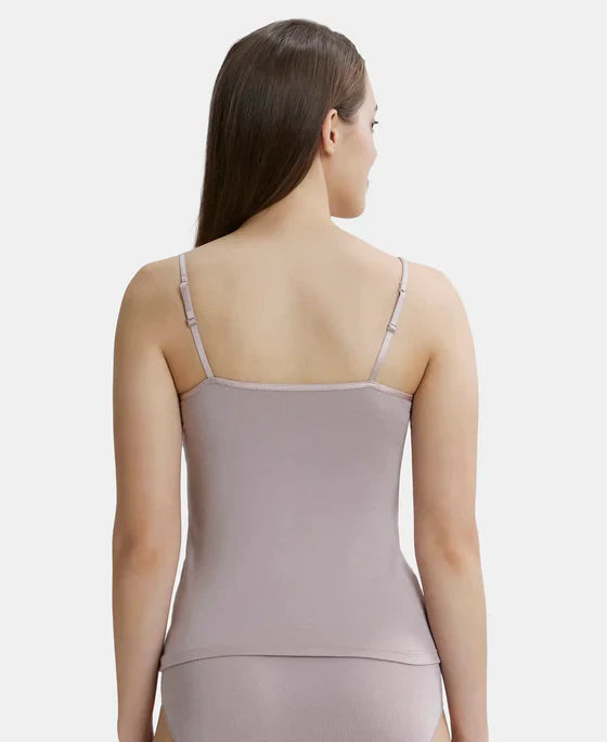 Jockey 1805 Women's Micro Modal Elastane Stretch Camisole with Adjustable Straps and Stay Fresh Treatment