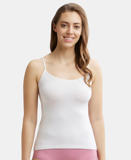 Jockey 1805 Women's Micro Modal Elastane Stretch Camisole with Adjustable Straps and Stay Fresh Treatment