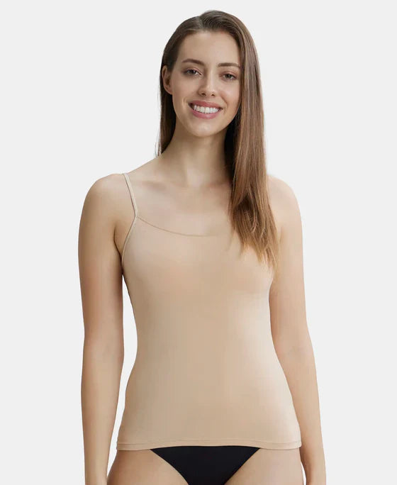 Jockey 1805 Women's Micro Modal Elastane Stretch Camisole with Adjustable Straps and Stay Fresh Treatment