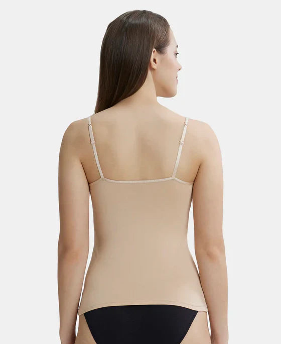 Jockey 1805 Women's Micro Modal Elastane Stretch Camisole with Adjustable Straps and Stay Fresh Treatment