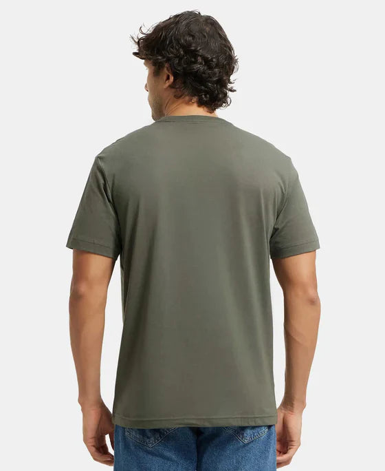 Jockey 2714 Men's Super Combed Cotton Rich Round Neck Half Sleeve T-Shirt