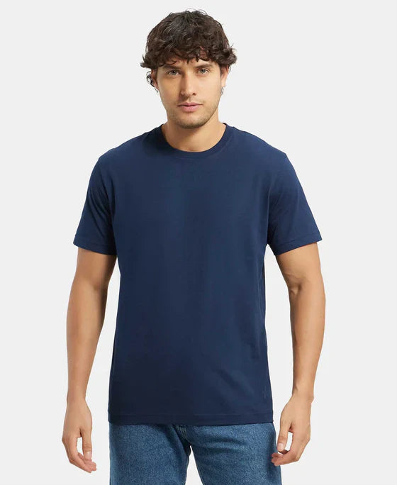 Jockey 2714 Men's Super Combed Cotton Rich Round Neck Half Sleeve T-Shirt