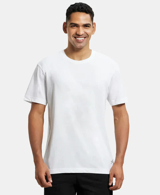 Jockey 2714 Men's Super Combed Cotton Rich Round Neck Half Sleeve T-Shirt