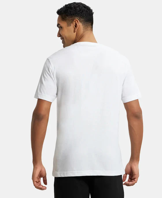 Jockey 2714 Men's Super Combed Cotton Rich Round Neck Half Sleeve T-Shirt
