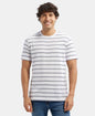 Jockey 2715 Men's Super Combed Cotton Rich Striped Round Neck Half Sleeve T-Shirt