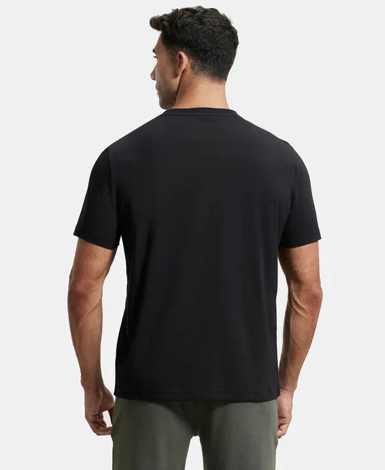Jockey 2718 Men's Super Combed Cotton Rich Graphic Printed Round Neck Half Sleeve T-Shirt
