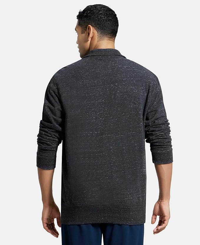 Jockey 2730 Men's Super Combed Cotton French Terry Jacket with Ribbed Cuffs