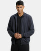 Jockey 2730 Men's Super Combed Cotton French Terry Jacket with Ribbed Cuffs