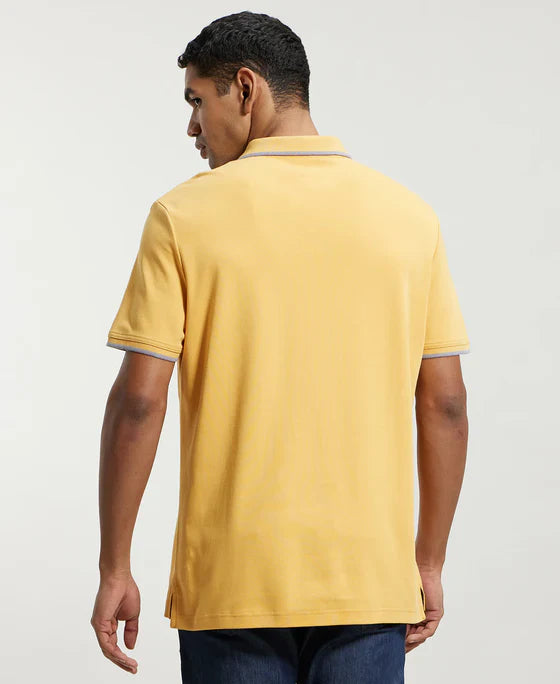 Jockey 3911 Men's Super Combed Cotton Rich Solid Half Sleeve Polo T-Shirt