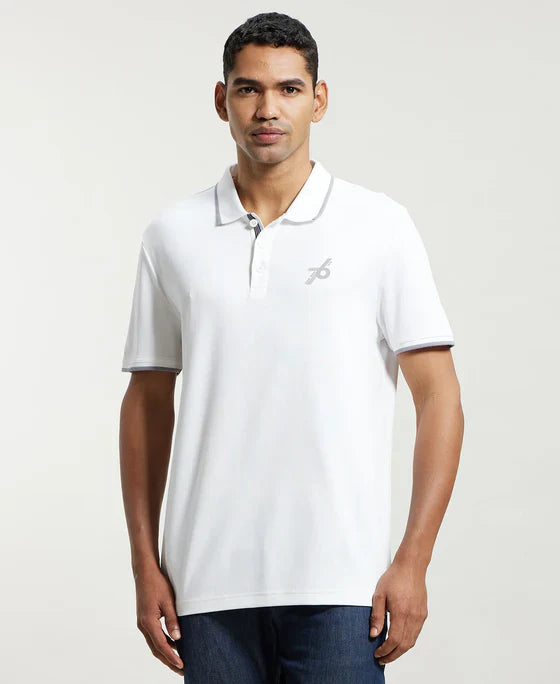Jockey 3911 Men's Super Combed Cotton Rich Solid Half Sleeve Polo T-Shirt