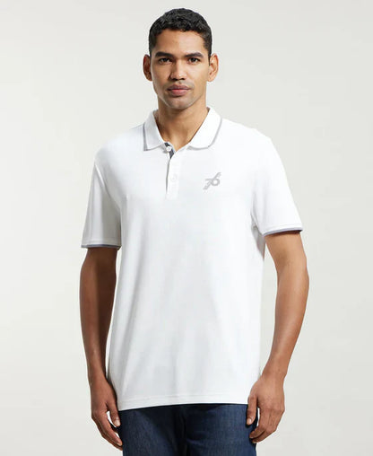 Jockey 3911 Men's Super Combed Cotton Rich Solid Half Sleeve Polo T-Shirt