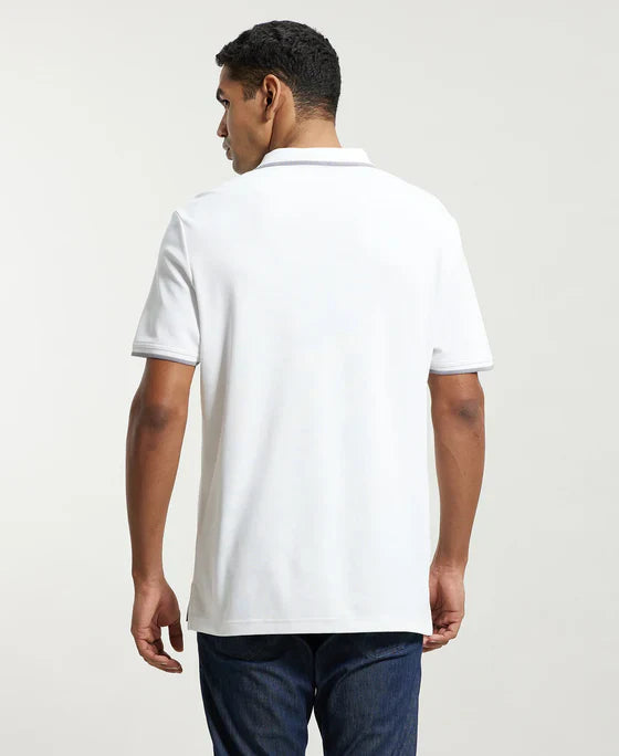 Jockey 3911 Men's Super Combed Cotton Rich Solid Half Sleeve Polo T-Shirt
