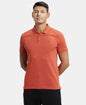 Jockey 3912 Men's Super Combed Cotton Rich Solid Half Sleeve Polo T-Shirt