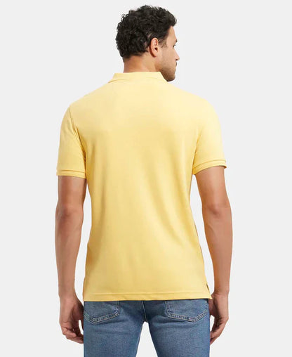 Jockey 3912 Men's Super Combed Cotton Rich Solid Half Sleeve Polo T-Shirt