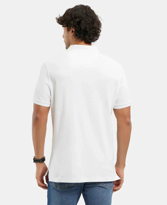 Jockey 3913 Men's Super Combed Cotton Rich Solid Half Sleeve Polo T-Shirt with Chest Pocket