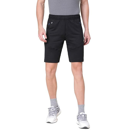 Van Heusen 51001 Men Active Sports Swift Dry Knit Shorts - 4 Way Stretch, Lightweight, Mesh Panel