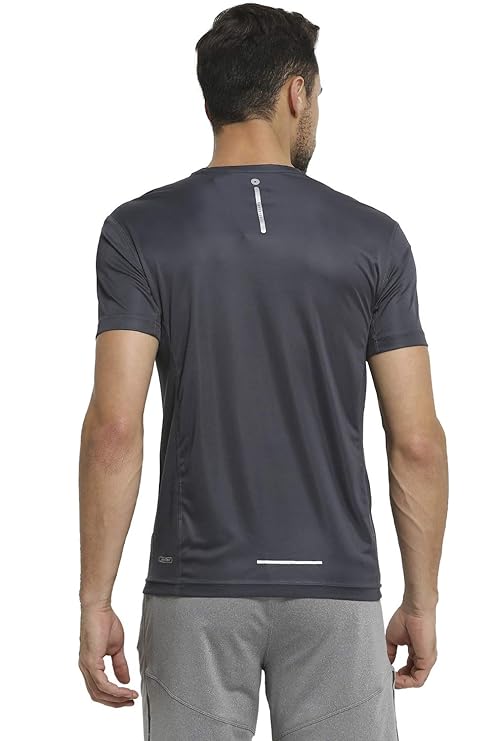 Van Heusen 61002 Men Performance Regular Fit T-Shirt - 100% Polyester - Swift Dry, Anti Microbial, Crew Neck