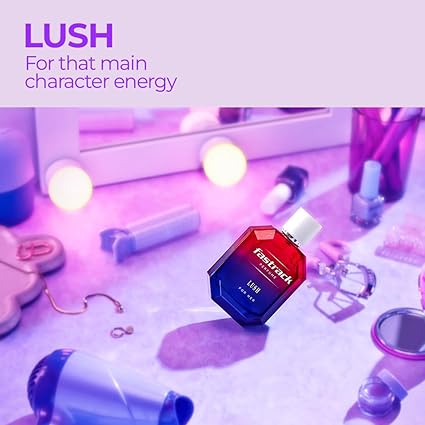 Fastrack Perfume Lush Perfume for women  100 ml EDP Long lasting Smell Floral & Fruity Fragrance crafted by European experts Best gift for women