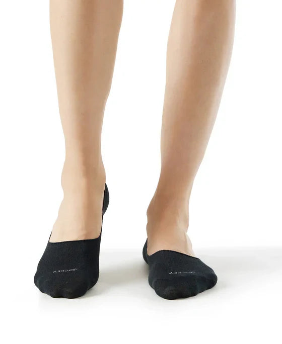 Jockey 7099 Compact Cotton Elastane Stretch No Show Socks with StayFresh Treatment-(Pack of 2)
