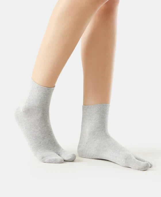 Jockey 7487 Women's Compact Cotton Stretch Toe Socks with StayFresh Treatment