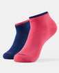 Jockey 7491 Women's Compact Cotton Stretch Solid Low Show Socks with StayFresh Treatment