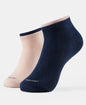 Jockey 7491 Women's Compact Cotton Stretch Solid Low Show Socks with StayFresh Treatment