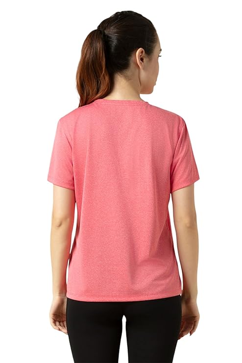 Van Heusen 88416 Women Solid Casual Round Neck T-shirt