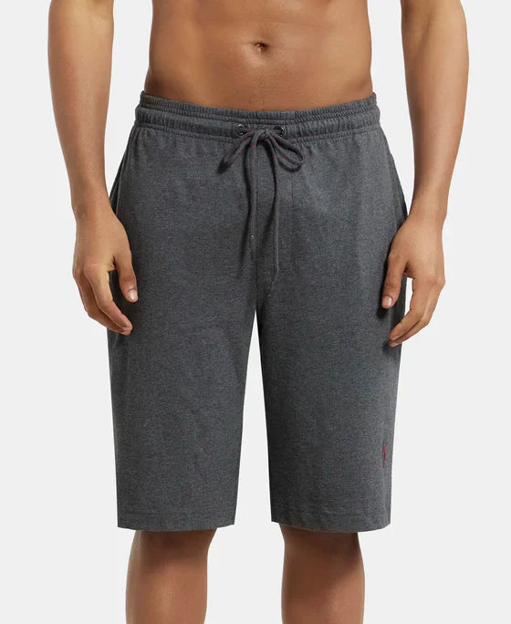 Jockey 9426 Men's Super Combed Cotton Rich Regular Fit Shorts with Side Pockets